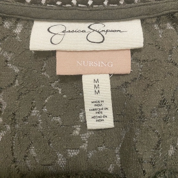 Jessica Simpson Olive Medium Nursing Top - Picture 4 of 4